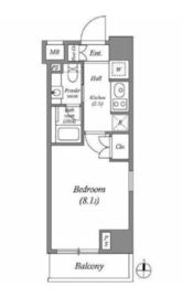 アビタシオン神楽坂 904 間取り図