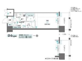 ZOOM東陽町 13階 間取り図