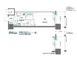 ZOOM東陽町 4階 間取り図