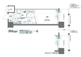 ZOOM東陽町 6階 間取り図