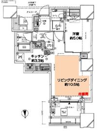 ドゥ・トゥール 31階 間取り図