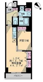 アーク銀座京橋 702 間取り図