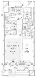 アスコットパーク日本橋コモド 2階 間取り図