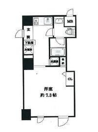 NOZY赤坂 502 間取り図