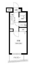 リクレイシア西麻布 3階 間取り図