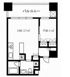 麹町プレイス 1204 間取り図