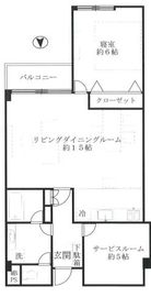 ドミール南青山 8階 間取り図