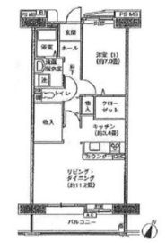 アクティ目黒駅前 1号棟 314 間取り図