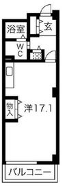アクティ目黒駅前 1号棟 508 間取り図
