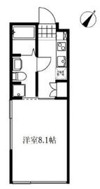 オークスクエア恵比寿 301 間取り図