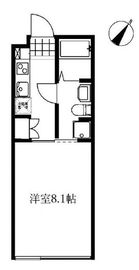 オークスクエア恵比寿 102 間取り図