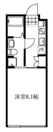 オークスクエア恵比寿 203 間取り図