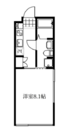 オークスクエア恵比寿 404 間取り図
