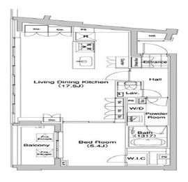 代官山BLESS 310 間取り図