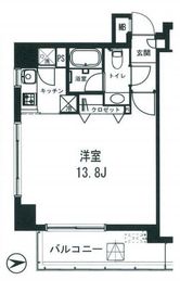 ヒルサイド御殿山 204 間取り図