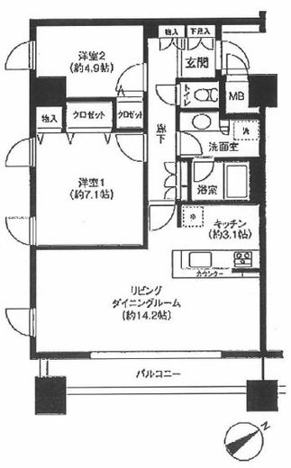 LOOP-M 807 間取り図