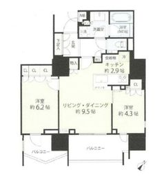 ザ・パークハウスアーバンス千代田御茶ノ水 7階 間取り図