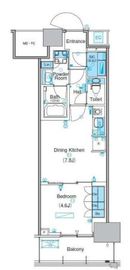 パークアクシス豊洲キャナル 1214 間取り図