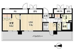 ラクアスレジデンス東新宿 812 間取り図