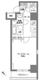 KDX岩本町レジデンス 801 間取り図