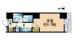 セレニティコート渋谷神泉 1202 間取り図