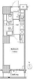 セレニティコート渋谷神泉 204 間取り図