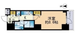 セレニティコート渋谷神泉 404 間取り図