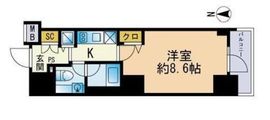 セレニティコート渋谷神泉 604 間取り図