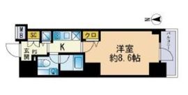 セレニティコート渋谷神泉 1104 間取り図