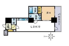 セレニティコート渋谷神泉 205 間取り図