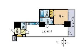 セレニティコート渋谷神泉 305 間取り図