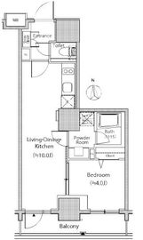 セレニティコート渋谷神泉 405 間取り図