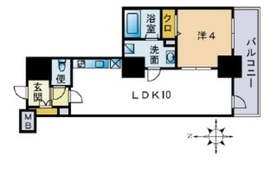 セレニティコート渋谷神泉 505 間取り図