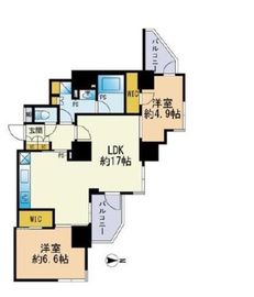 セレニティコート渋谷神泉 1106 間取り図