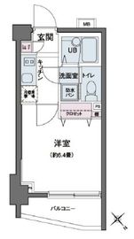エコロジー都立大学レジデンス 614 間取り図