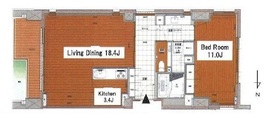 ボタニカ上原 201 間取り図