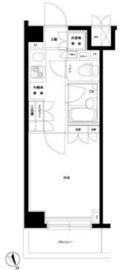 ルーブル目黒不動前 501 間取り図