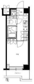 ルーブル目黒不動前 202 間取り図