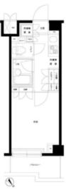 ルーブル目黒不動前 402 間取り図