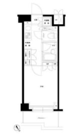 ルーブル目黒不動前 504 間取り図