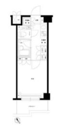 ルーブル目黒不動前 505 間取り図