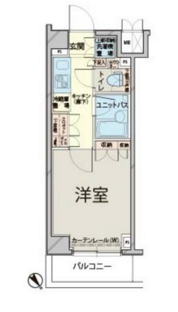 ルーブル目黒不動前 309 間取り図