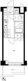 ルーブル目黒不動前 403 間取り図