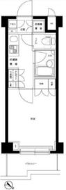 ルーブル目黒不動前 403 間取り図