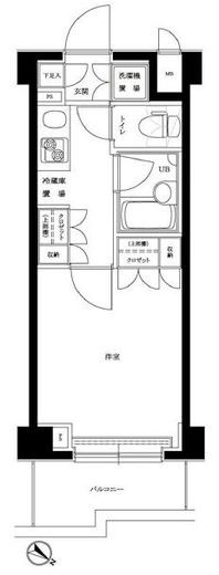 ルーブル目黒不動前 503 間取り図