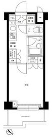 ルーブル目黒不動前 503 間取り図