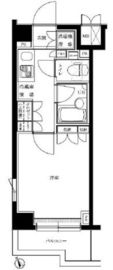 ルーブル目黒不動前 210 間取り図