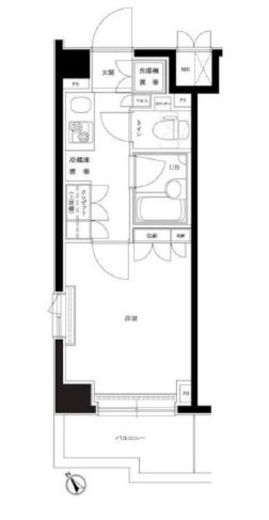 ルーブル目黒不動前 310 間取り図
