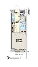 ルーブル目黒不動前 410 間取り図