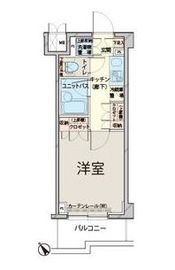 ルーブル目黒不動前 106 間取り図